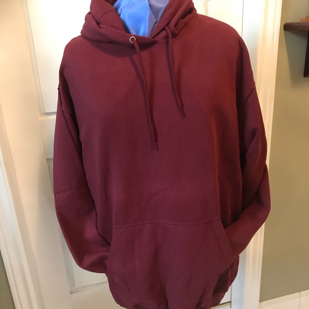 Classic Burgundy Hoodie for Men